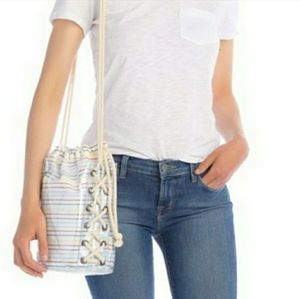 Peace Love World- 2 in 1 Bucket Bag!